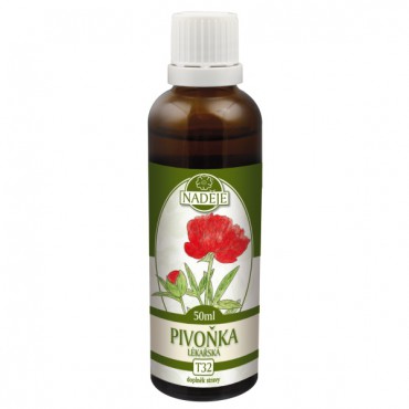Tinktury Naděje: Pivoňka lékařská 50ml - z bylin