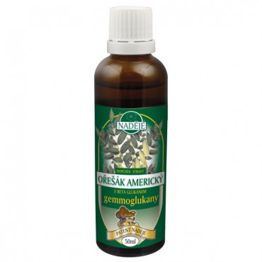 Tinktury Naděje: Ořešák americký s betaglukanem 50ml