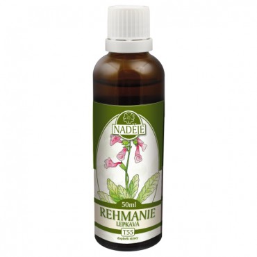 Tinktury Naděje: Rehmanie lepkavá 50ml - z bylin