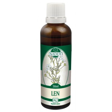 Tinktury Naděje: Len 50ml - z pupenů
