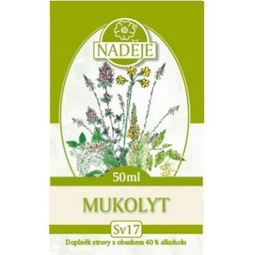 Tinktury Naděje: Mukolyt 50ml