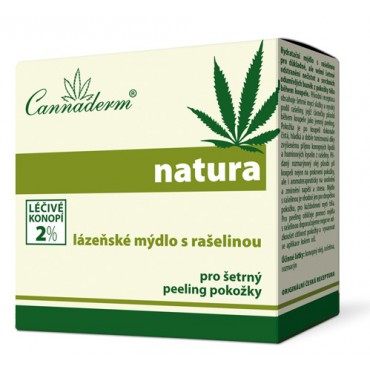 Cannaderm: Lázeňské mýdlo s rašelinou 80g