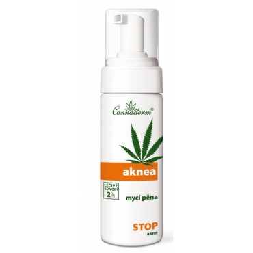 Cannaderm: Aknea mycí pěna 180ml