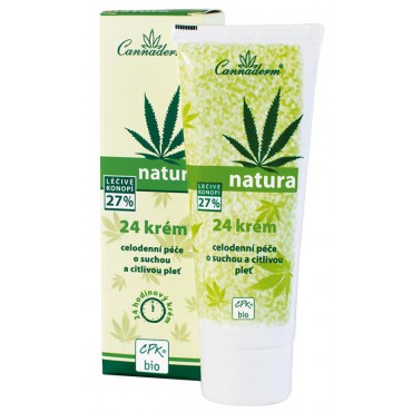 Cannaderm: Natura 24 krém na suchou pleť 75g