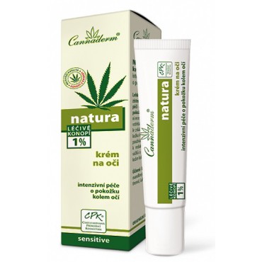 Cannaderm: Natura oční krém 15ml