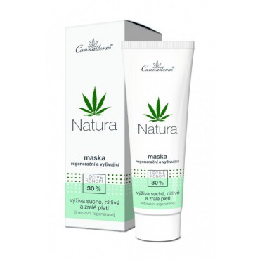 Cannaderm: Natura čistící a ošetřující maska 75g