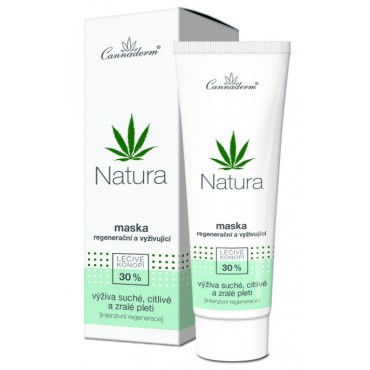 Cannaderm: Regenerační a vyživující maska 75g