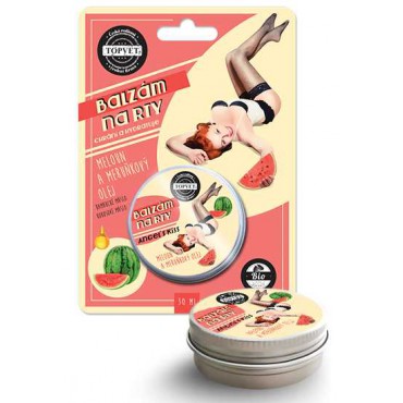 Topvet: Balzám na rty meloun a meruňkový olej 30ml