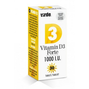 Vitamín D3 Forte 1000 I.U. 30tbl.