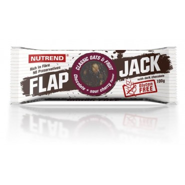 Flapjack bezlepkový čokoláda & višeň 100g