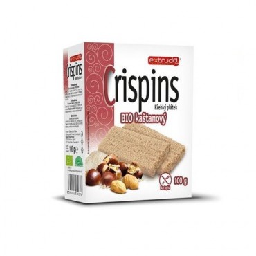 Crispins chlebíček kaštanový BIO 100g