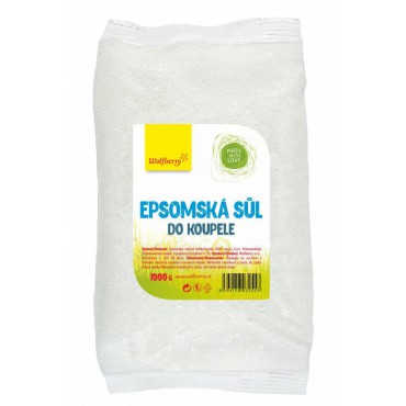 Epsomská sůl do koupele 1kg