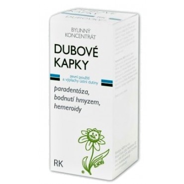 Dědek kořenář: Dubové kapky RK DUBOVKY® 50ml