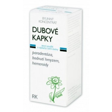 Dědek kořenář: Dubové kapky RK DUBOVKY® s rozprašovačem 50ml