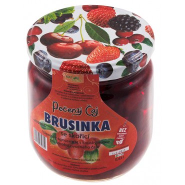 Pečený čaj Brusinka se skořicí 430ml