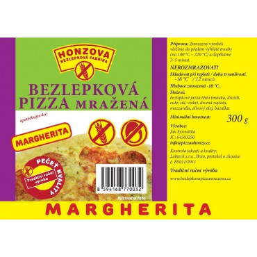 PIZZA Margherita bezlepková 300g