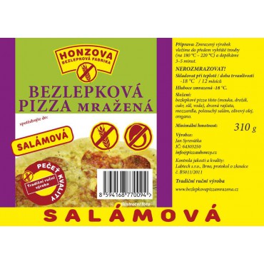 PIZZA Salámová bezlepková 310g