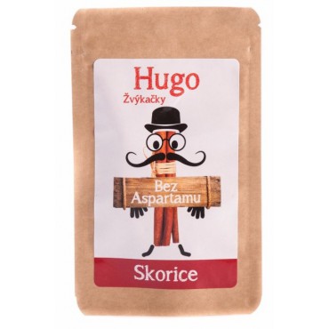 Žvýkačka Skořice Hugo bez aspartamu 8,4g