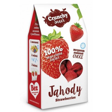 Crunchy Snack: Jahody sušené mrazem 20g