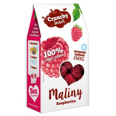 Crunchy Snack: Maliny sušené mrazem 20g