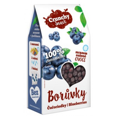 Crunchy Snack: Borůvky sušené mrazem 20g