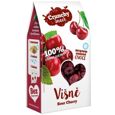 Crunchy Snack: Višně sušené mrazem 20g