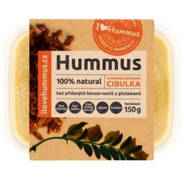 Hummus cizrnová pomazánka karamelizovaná cibulka 150g