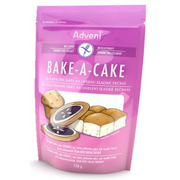Adveni:  Bezlepková směs na pečení BAKE-A-CAKE 750g