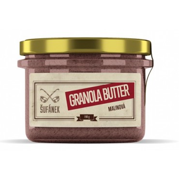 Šufan: Granola butter malinová 190g