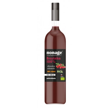 nonage: Brusinka šťáva 100% BIO 500ml