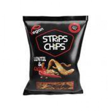 Strips Chips: Čočkové s chilli 80g