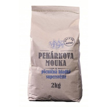 Pekárkova mouka pšeničná hladká supersvětlá 2kg