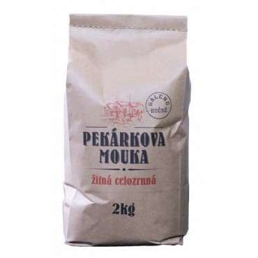 Pekárkova mouka žitná celozrnná 2kg