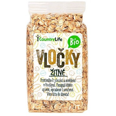 Vločky žitné BIO 250g