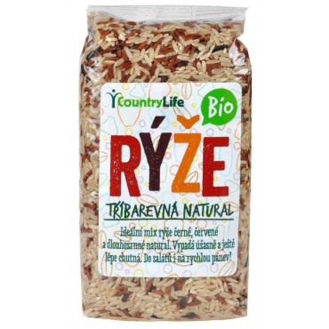 Rýže tříbarevná natural BIO 500g