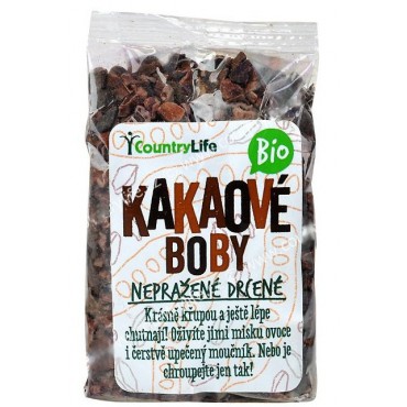 Kakaové boby nepražené drcené BIO 100g