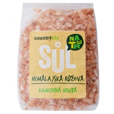 Sůl himalájská růžová hrubě mletá 500g