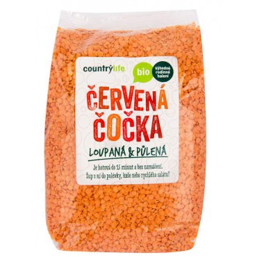 Čočka červená půlená BIO 1kg