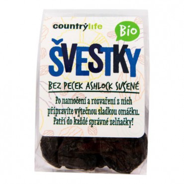 Švestky sušené bez pecek Ashlock BIO 100g