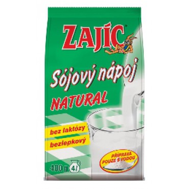 Zajíc: Sójový nápoj natural 400g