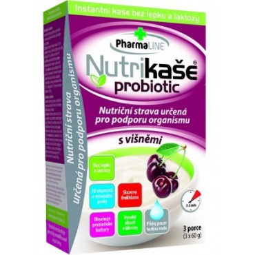 Nutrikaše probiotic s višněmi 3x60g