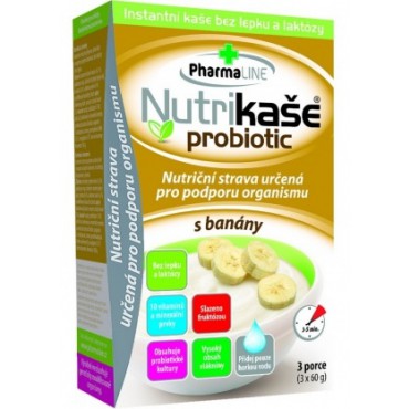 Nutrikaše probiotic s banány 3x60g