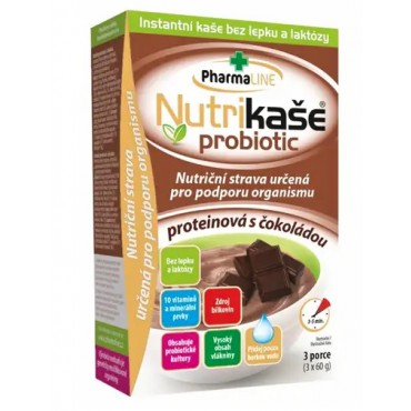 Nutrikaše probiotic proteinová s čokoládou 3x60g