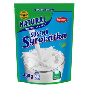 Sušená syrovátka Natural uzavíratelný obal 400g