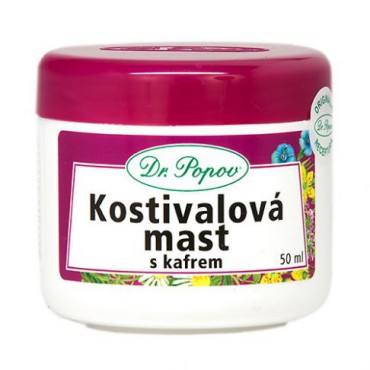 Dr. Popov: Kostivalová mast s kafrem 50ml