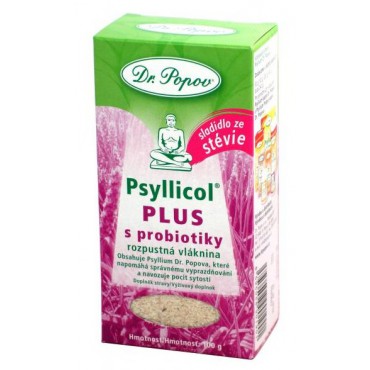 Dr. Popov: Psyllicol Plus s probiotiky 100g