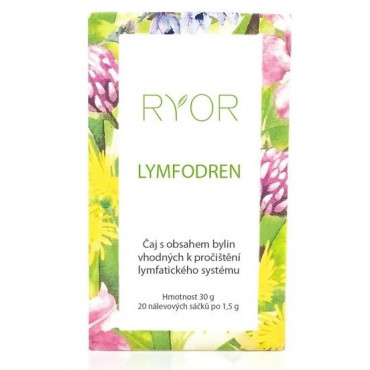 Ryor Lymfodren bylinný čaj 20x1,5g
