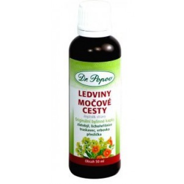 Dr. Popov: Tinktura Ledviny a močové cesty 50ml