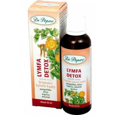 Dr. Popov: Bylinné kapky Lymfa Detox 50ml