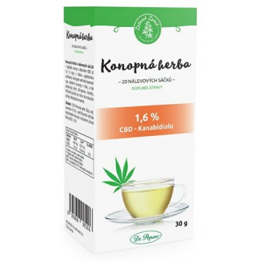 Dr. Popov: Konopná herba 1,6% CBD 20x1,5g